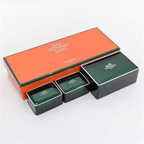 hermes soap bar|Hermes garden soap gift set.